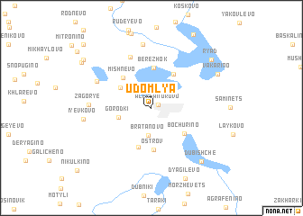 map of Udomlya