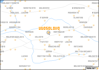 map of Udosolovo