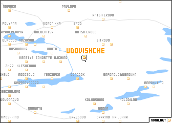 map of Udovishche