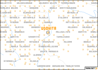 map of Udowita