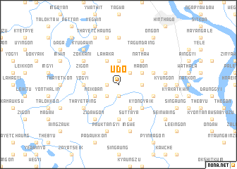 map of Udo