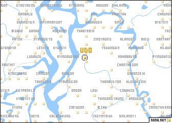 map of Udo