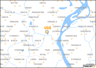 map of Udo