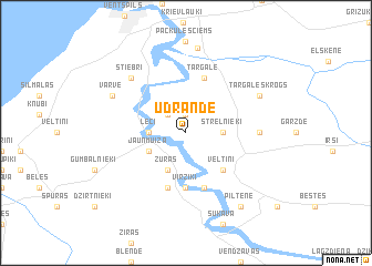 map of Ūdrande