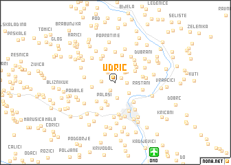 map of Udrić