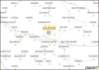 map of Udrina