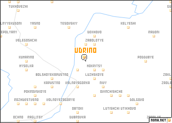 map of Udrino