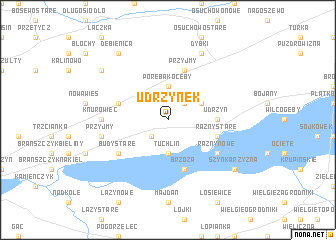 map of Udrzynek