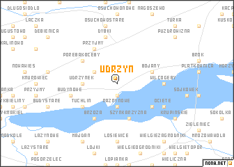 map of Udrzyn