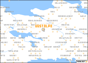 map of Udstolpe