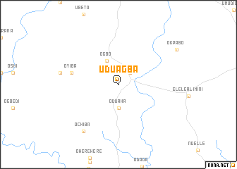 map of Uduagba