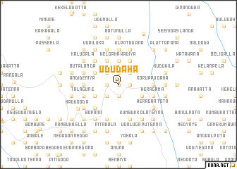 map of Ududaha