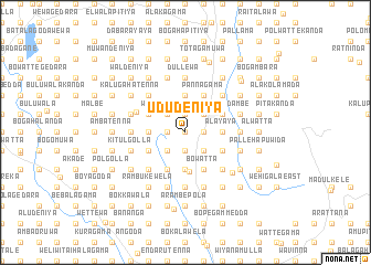map of Ududeniya