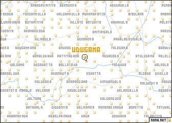 map of Udugama