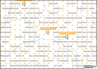map of Udugama