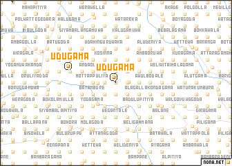 map of Udugama