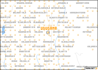 map of Udugama