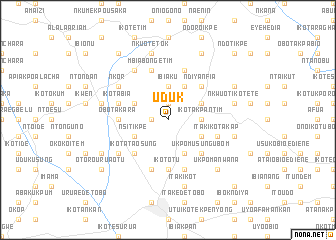 map of Uduk