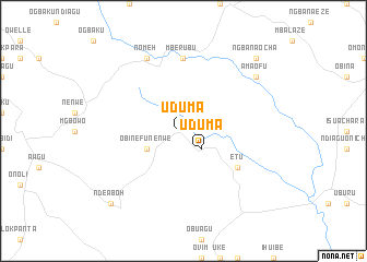 map of Uduma