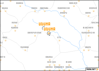 map of Uduma