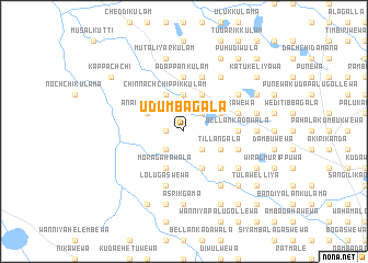 map of Udumbagala