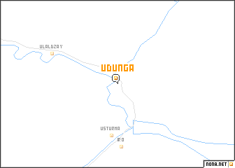 map of Udunga