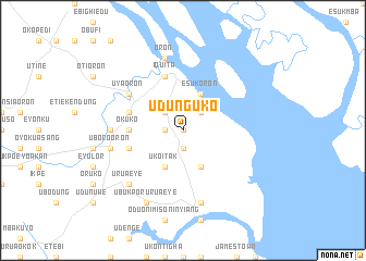 map of Udung Uko