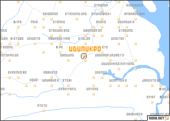 map of Udun Ukpo