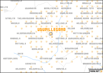 map of Udupillegama