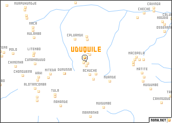 map of Uduquilê