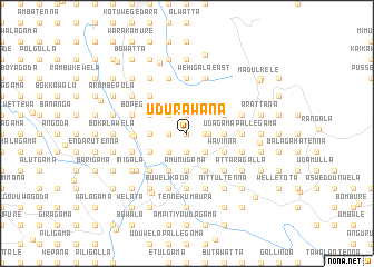 map of Udurawana