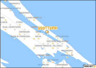 map of Udutturai