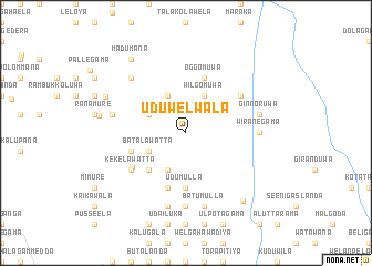 map of Uduwelwala