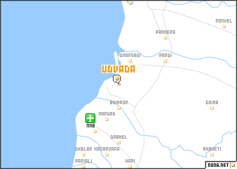 map of Udvāda