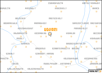 map of Udvari