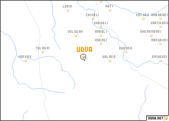 map of Udva