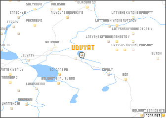 map of Udvyat