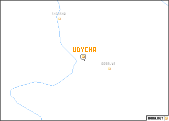 map of Udycha
