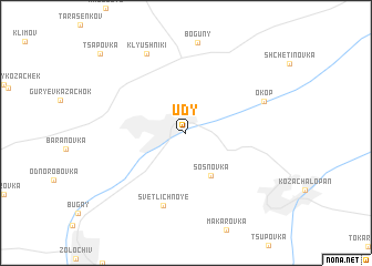 map of Udy