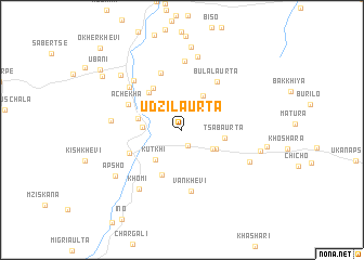 map of Udzilaurt\