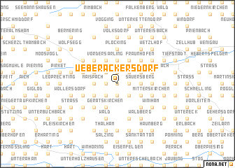 map of Ueberackersdorf