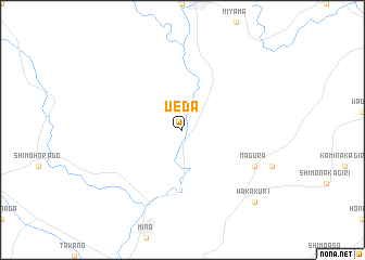 map of Ueda