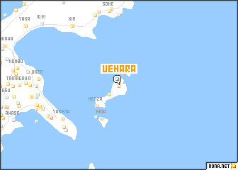 map of Uehara