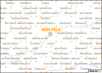 map of Uehlfeld