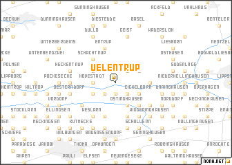 map of Uelentrup