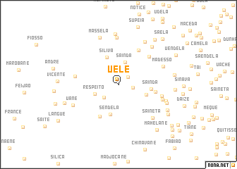 map of Uele