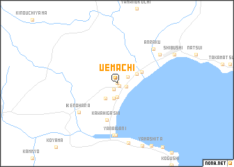 map of Uemachi