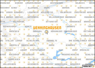 map of Uemminghausen