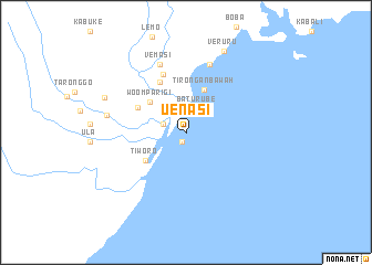 map of Uenasi
