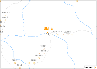 map of Uene